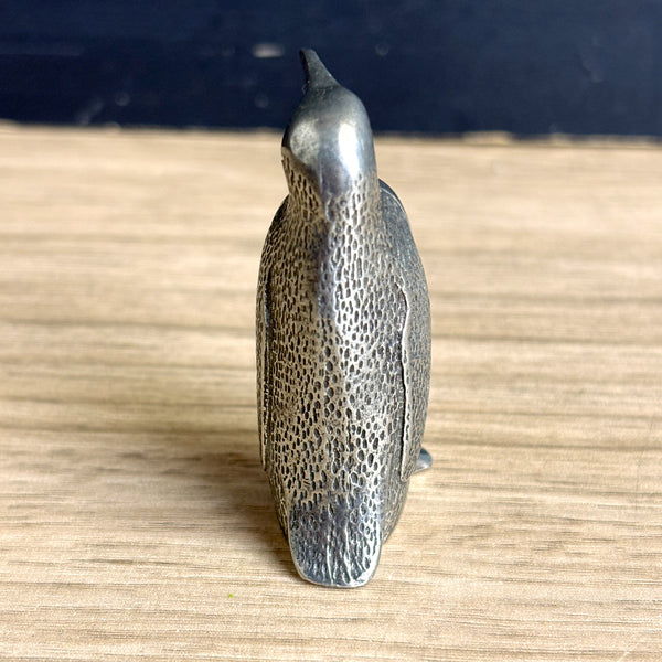 Kirk Steiff Pewter penguin figurine