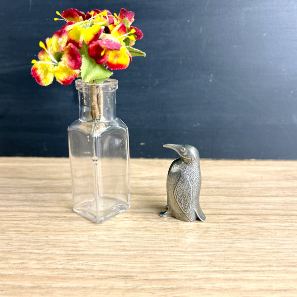 Kirk Steiff Pewter penguin figurine