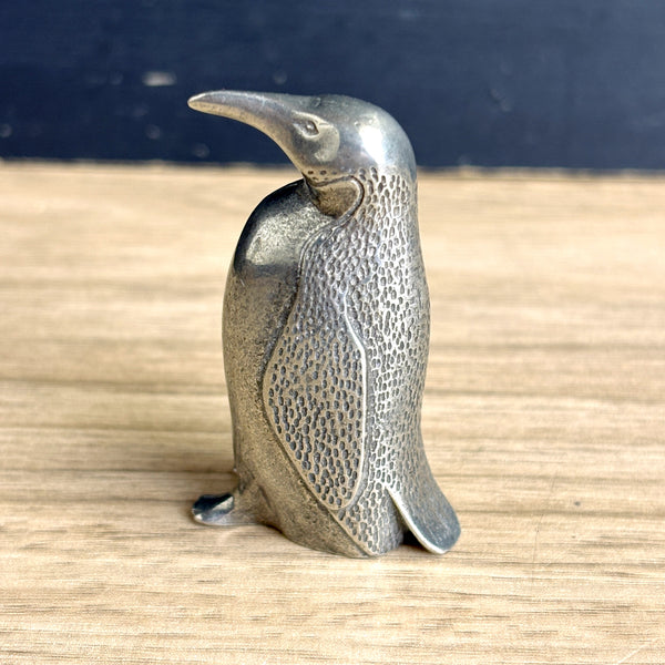 Kirk Steiff Pewter penguin figurine