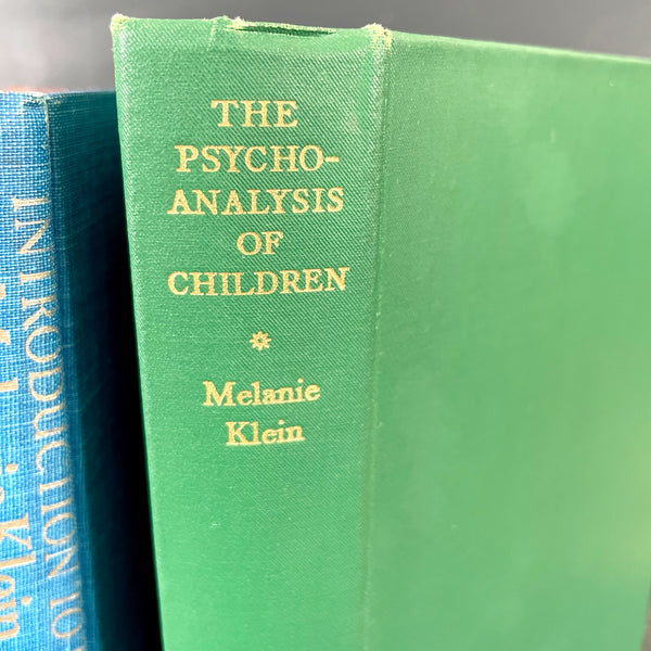 Melanie Klein book pair - Introduction to the Work of Melanie Klein and The Psycho-analysis of Children - NextStage Vintage