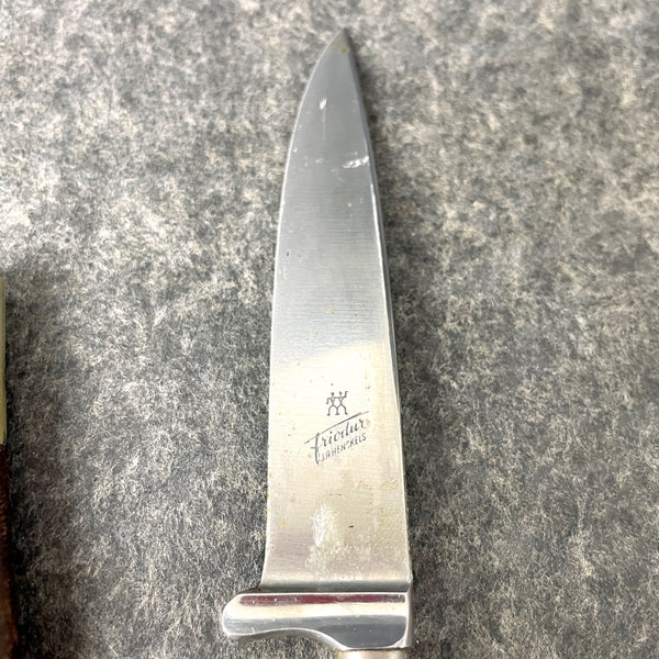 Friodur Henkels knife and sheath - 3.75" blade - vintage - NextStage Vintage
