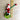 Kurt Adler Santa riding a unicycle wooden ornament - 1982 vintage - NextStage Vintage