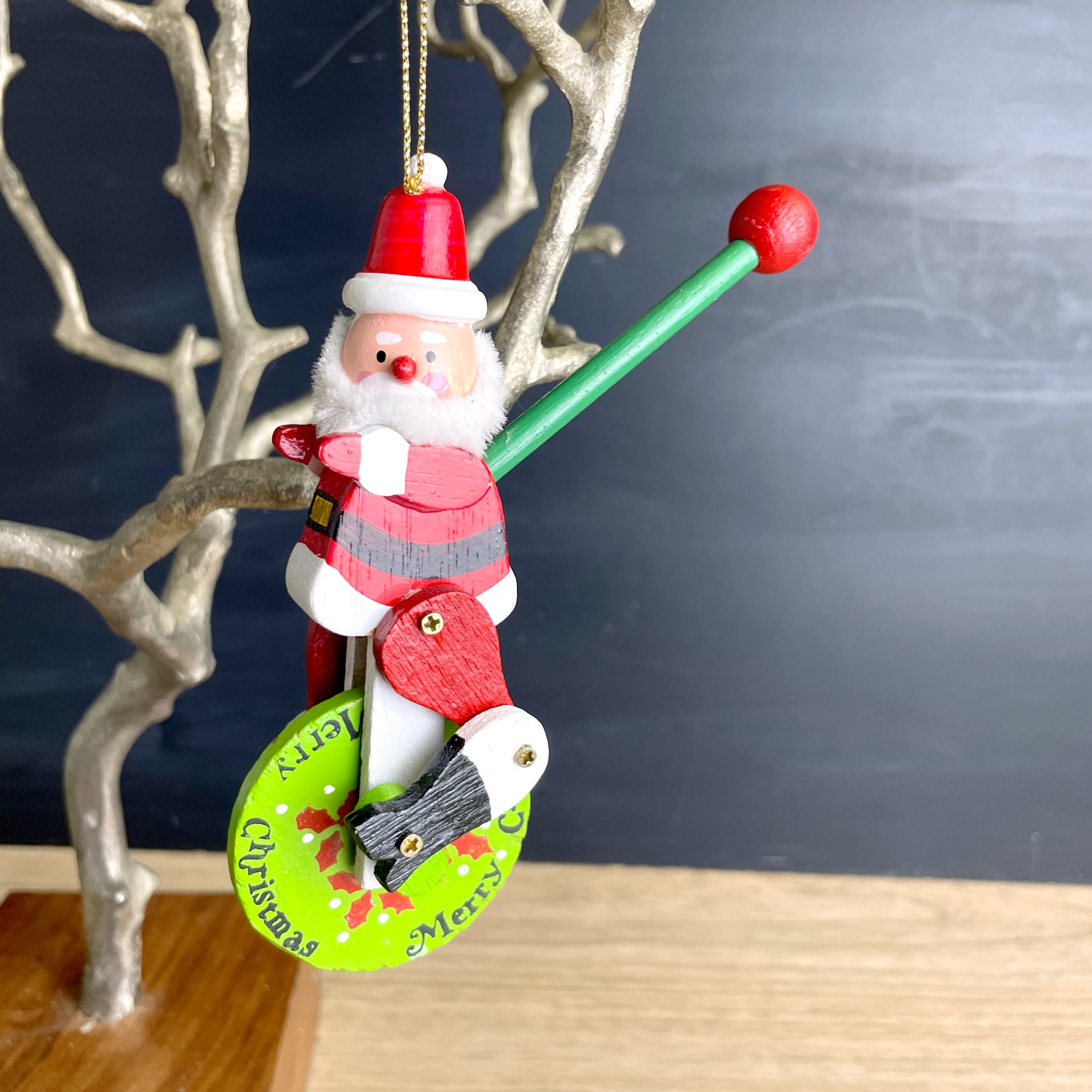 kurt-adler-unicycle-santa-6.  display picture 1