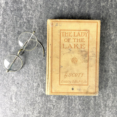 The Lady of The Lake - Walter Scott - 1902 antique hardcover - NextStage Vintage