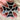 Landau crystal and black enamel / resin Maltese Cross brooch - NextStage Vintage