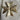 Landau crystal and black enamel / resin Maltese Cross brooch - NextStage Vintage
