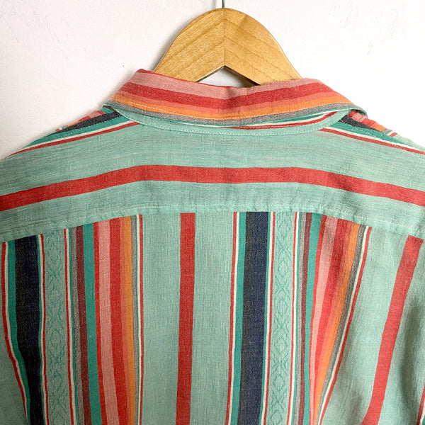 Lauren Jeans Co southwest colors gauze button down shirt - NextStage Vintage