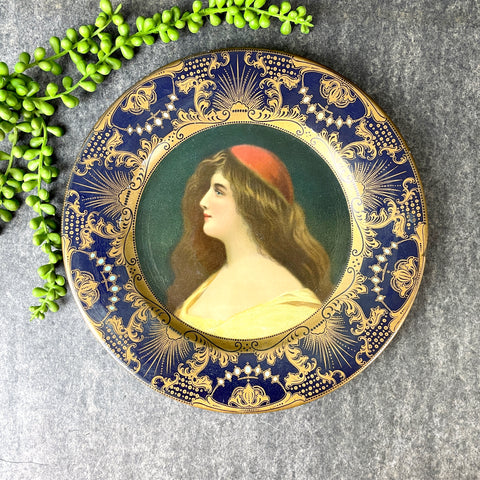 Vienna Art Plate - 1905 antique advertising promotion - NextStage Vintage