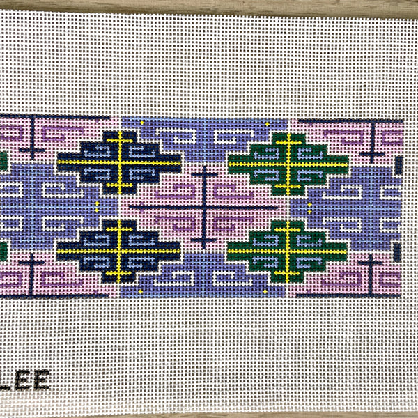 Lee's Needle Arts Purple Geometric insert needlepoint canvas #BB71 - NextStage Vintage