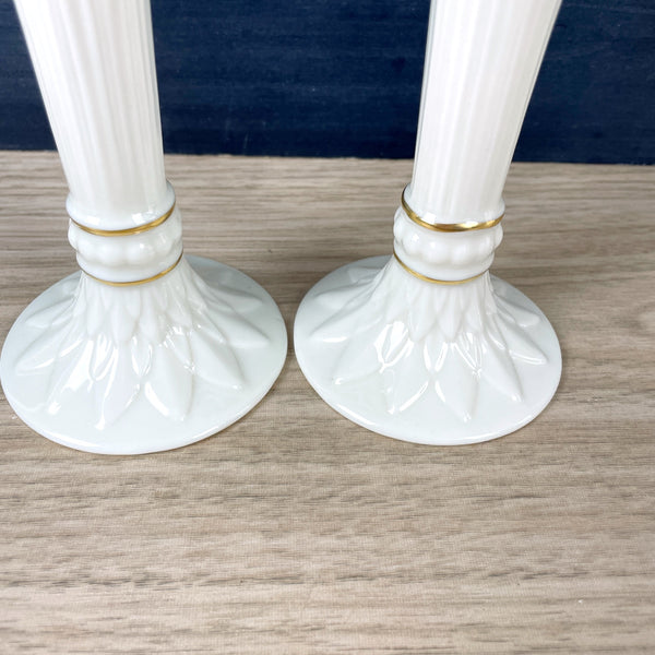 Lenox Tivoli bud vases - a pair - 1960s vintage - NextStage Vintage