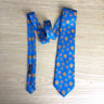 Leonard Paris 100% silk wide nautical tie - design No. 123 - NextStage Vintage