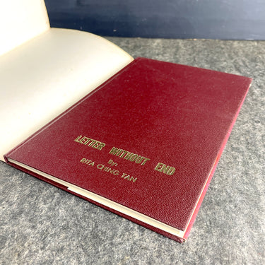 Letter Without End by Rita Ching Tan - 1970s hardcover - NextStage Vintage