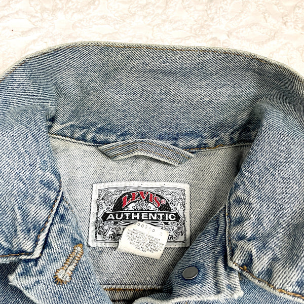 Levi's women's trucker denim jacket - 1980s vintage - size small - NextStage Vintage
