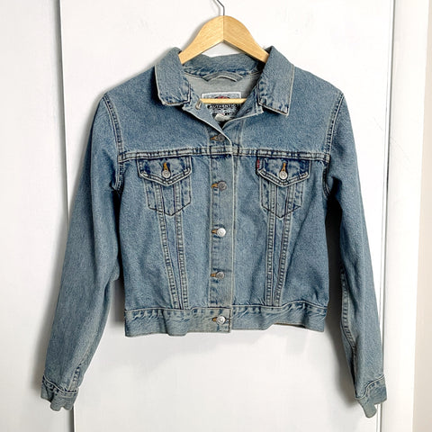 Levi's women's trucker denim jacket - 1980s vintage - size small - NextStage Vintage