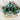 Lisner green iridescent crown brooch with clip on earrings - NextStage Vintage