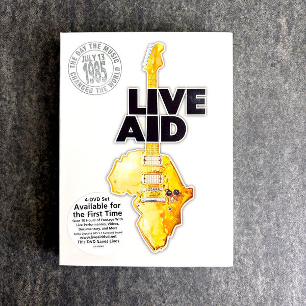 Live Aid 4-DVD Set - 2004 sealed package - NextStage Vintage