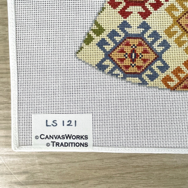 CanvasWorks Traditions Shirvan shade needlepoint canvas #LS121 - NextStage Vintage