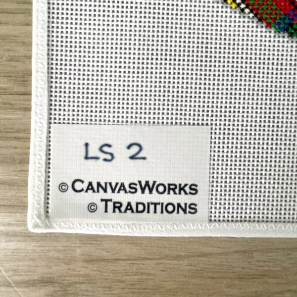 CanvasWorks Traditions Royal Stewart shade needlepoint canvas #LS2 - NextStage Vintage