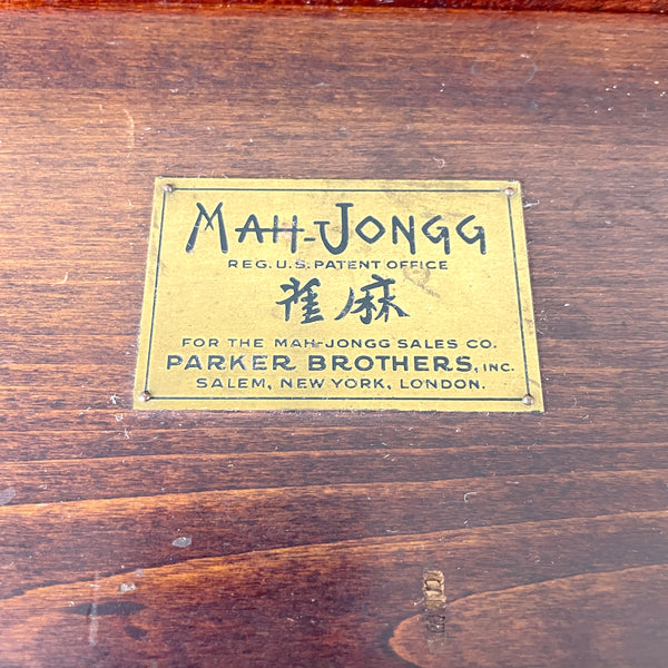 Parker Brothers Mah-Jongg set - 1920s vintage