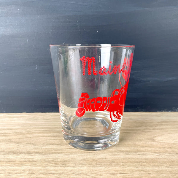 Maine Jigger kitsch barware glass - vintage souvenir - NextStage Vintage