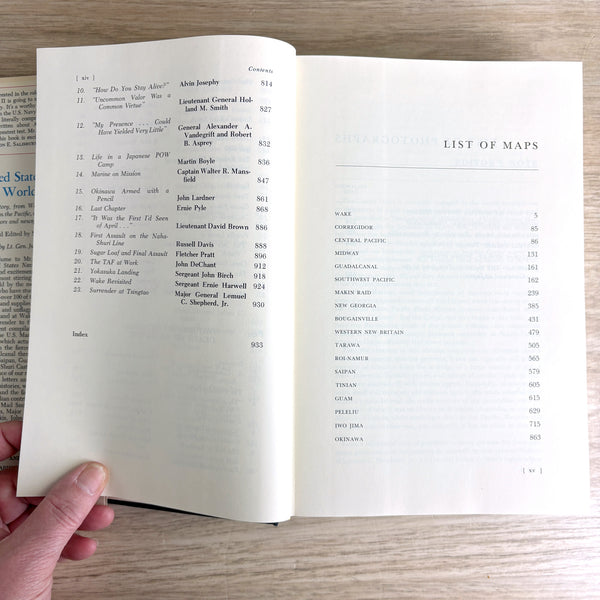 The United States Marine Corps in World War II - S E Smith - 1969 hardcover - NextStage Vintage