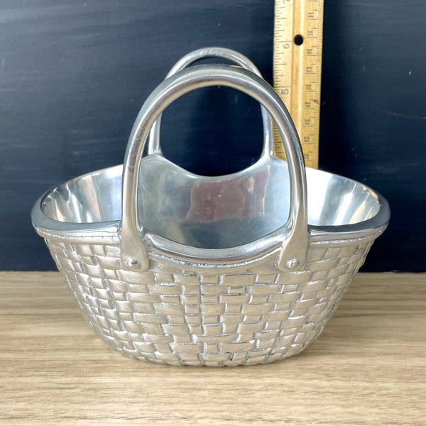 Mariposa small metal handled basket - NextStage Vintage
