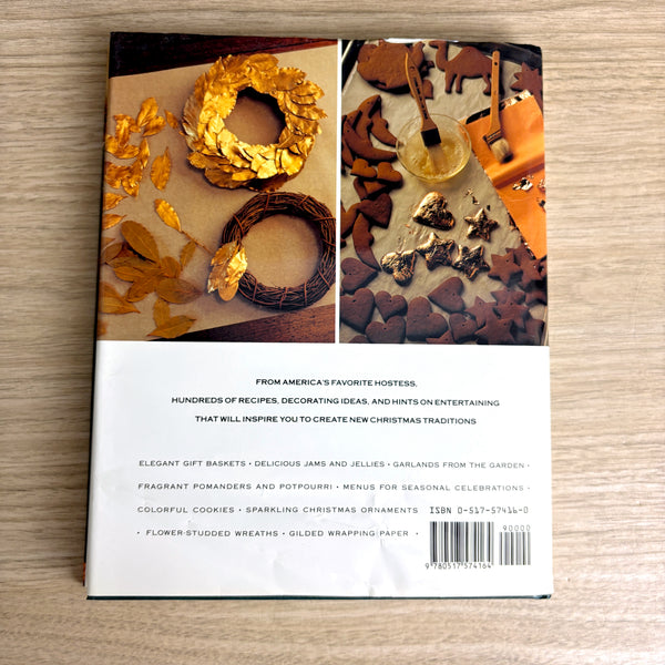 Martha Stewart's Christmas: Entertaining, Decorating, and Giving - 1989 with dust jacket