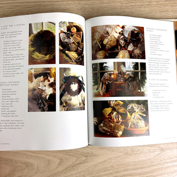 Martha Stewart's Christmas: Entertaining, Decorating, and Giving - 1989 with dust jacket