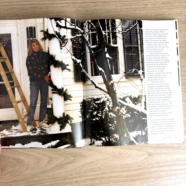 Martha Stewart's Christmas: Entertaining, Decorating, and Giving - 1989 with dust jacket