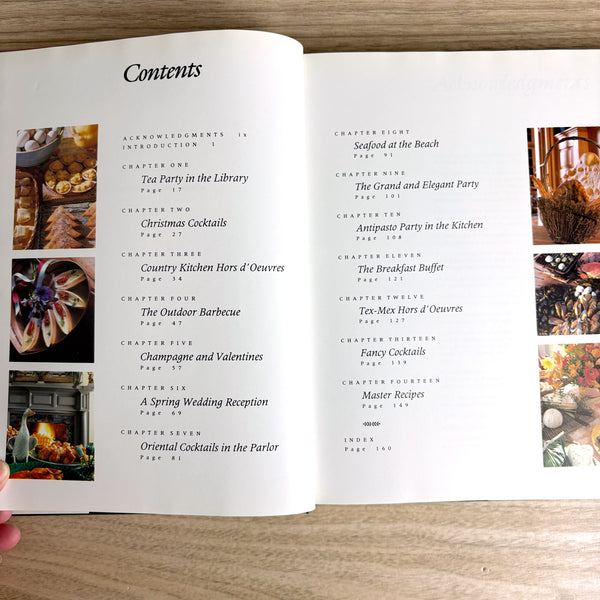 Martha Stewart's Hors d'Oeuvres - 1984 with dust jacket