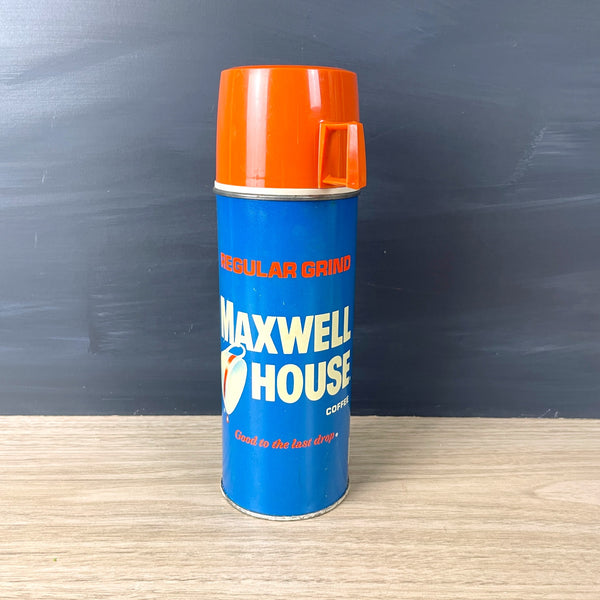 Maxwell House "Good to the Last Drop" Thermos - vintage promotional product - NextStage Vintage