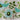 Melissa Shirley Teal Bird Garden Purse needlepoint canvas #1652C - NextStage Vintage