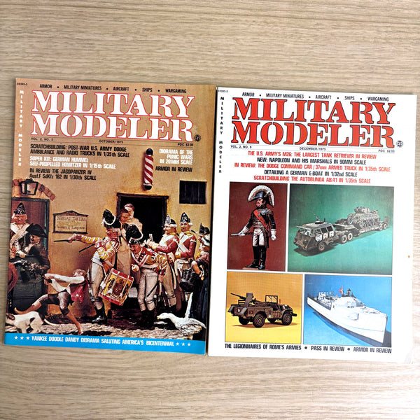 Military Modeler magazines - 29 issues - 1974-1980