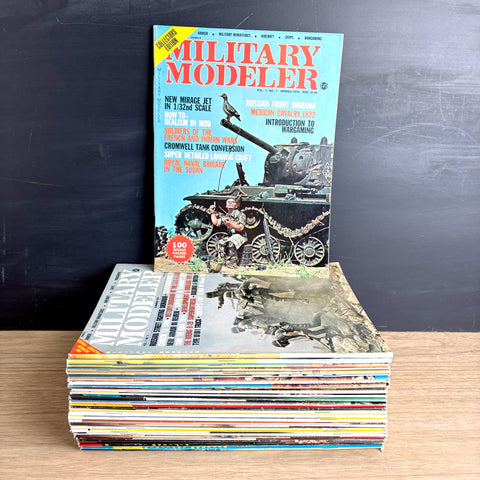 Military Modeler magazines - 29 issues - 1974-1980