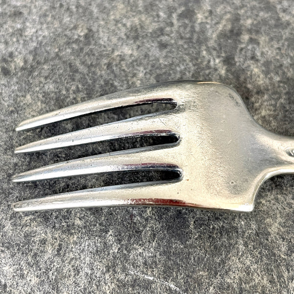 Minnie Mouse Disney Winthrop silverplate baby fork - 1940s vintage - NextStage Vintage