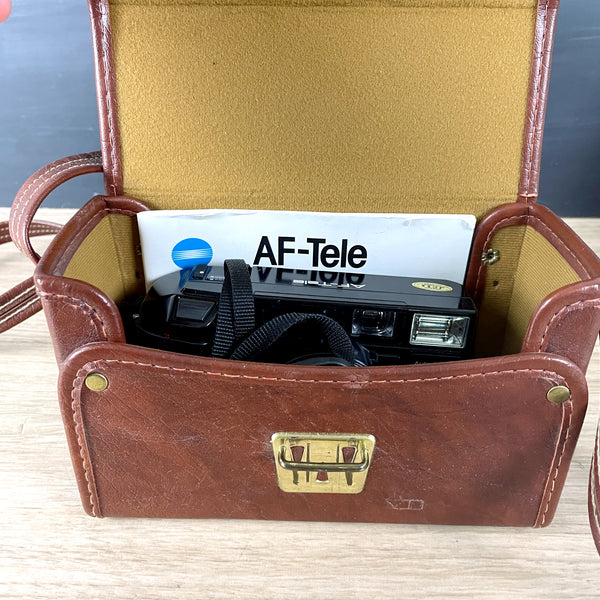 Minolta AF-Tele 38-60mm film camera in case - working - NextStage Vintage