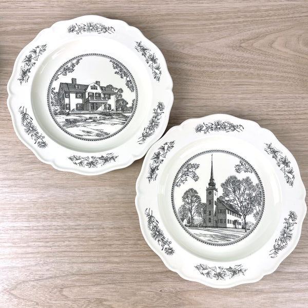 Miss Porter's School Wedgwood plate set - 11 plates - NextStage Vintage
