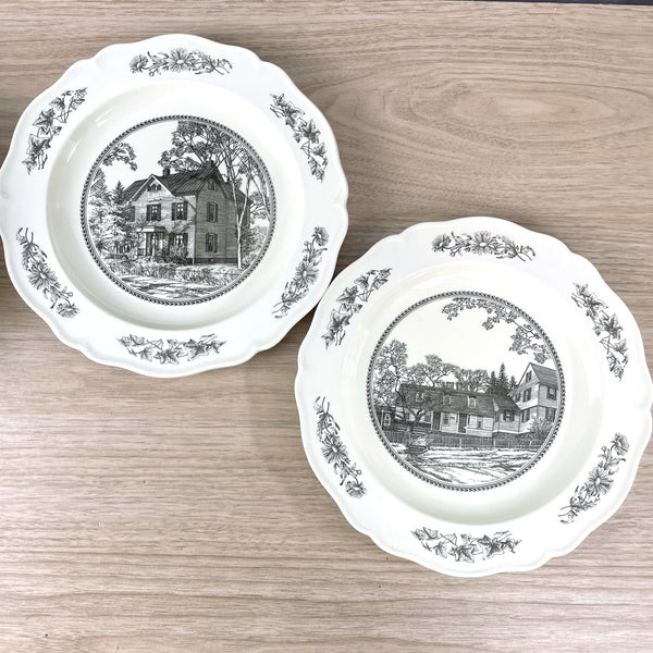 Miss Porter's School Wedgwood plate set - 11 plates - NextStage Vintage