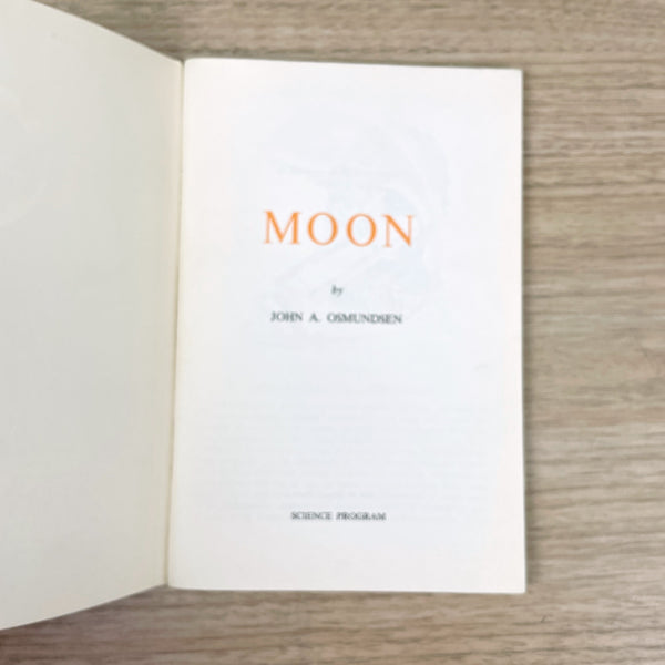 Moon - Science Service Science Program - John A. Osmundsen - 1967 booklet - NextStage Vintage