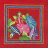 JP Needlepoint morning glories needlepoint canvas #DV195 - NextStage Vintage
