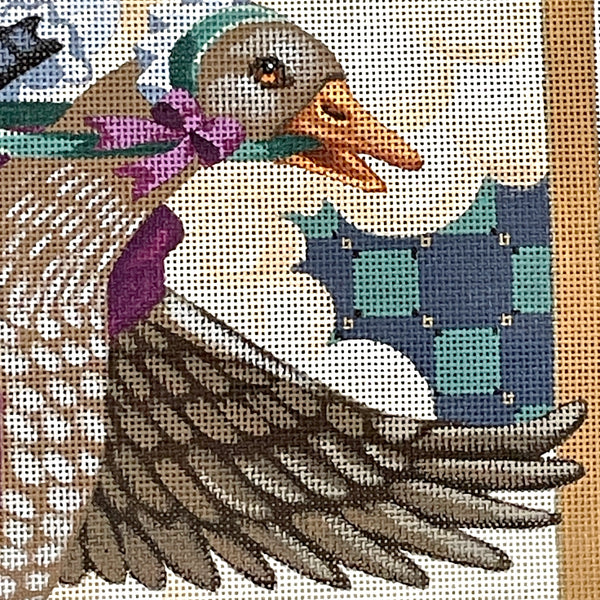 Liz Goodrick-Dillon Mother Goose needlepoint canvas #TTAP361 - NextStage Vintage