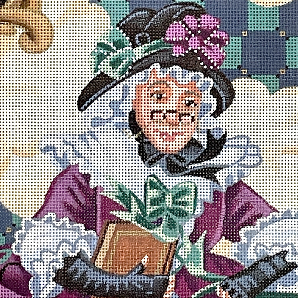 Liz Goodrick-Dillon Mother Goose needlepoint canvas #TTAP361 - NextStage Vintage