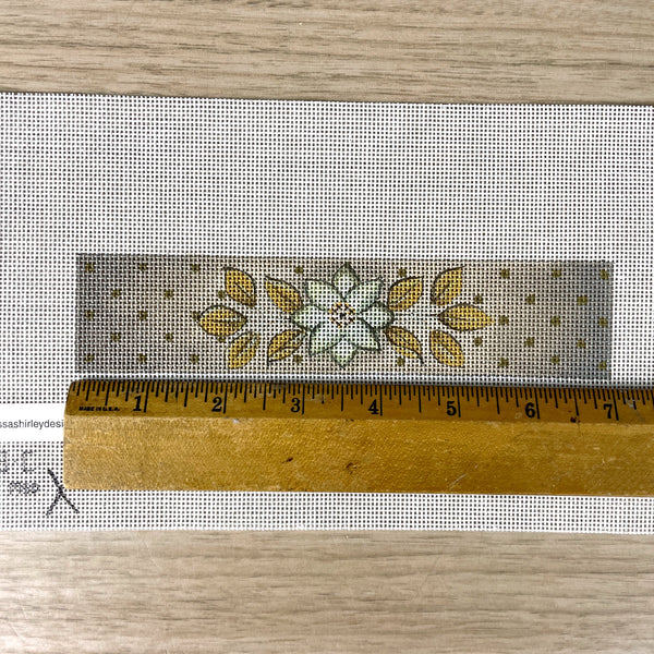 Melissa Shirley Designs Floral Cuff Bracelet needlepoint canvas #1478-C - NextStage Vintage