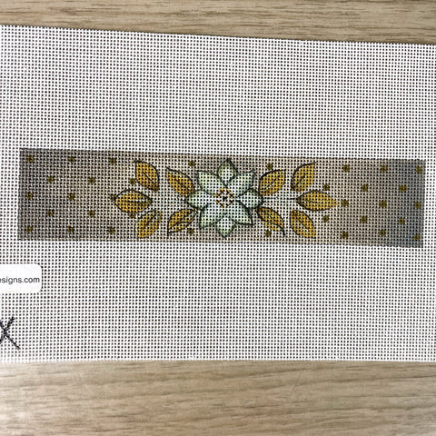 Melissa Shirley Designs Floral Cuff Bracelet needlepoint canvas #1478-C - NextStage Vintage