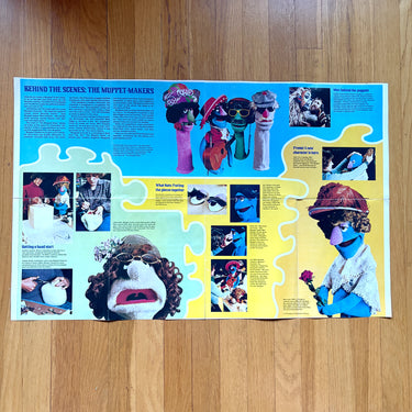 1979 National Geographic World Muppet Show 2-sided poster - NextStage Vintage