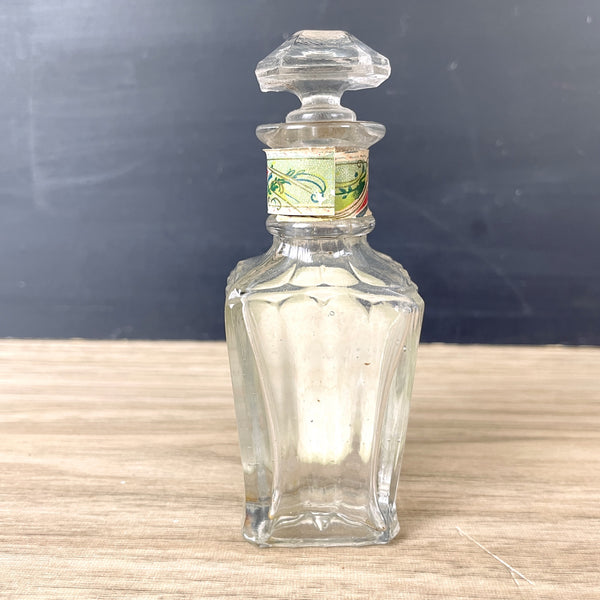 Ward's Musk Perfume bottle with labels - 1910 antique - NextStage Vintage