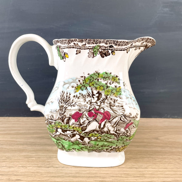 Myotts Country Life Staffordshire Ware small pitcher - 5.5" transferware pitcher - NextStage Vintage