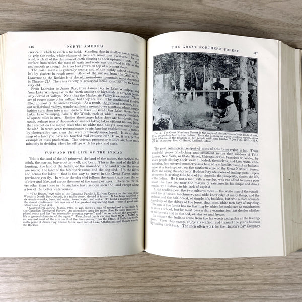 North America: Its People and The Resources, Development, and Prospects of the Continent as the Home of Man - 1942 hardcover - NextStage Vintage