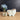 Vintage Napco Baby Carriage Planter C-6906 - Blue & White Buggy Nursery Decor - 1960s Baby Shower Gift