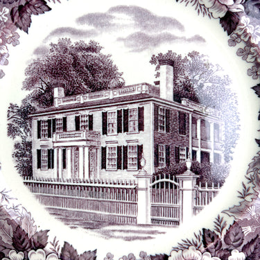 Nashua N.H. centennial 1853-1953 commemorative plate - vintage transferware - NextStage Vintage